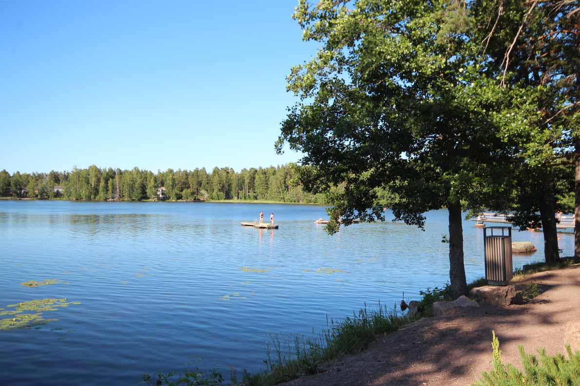 Huutjärven uimaranta, Pyhtää.