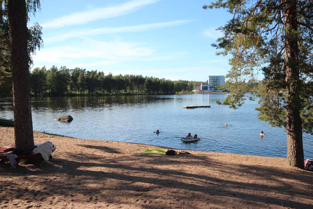 Huutjärven uimaranta, Pyhtää.