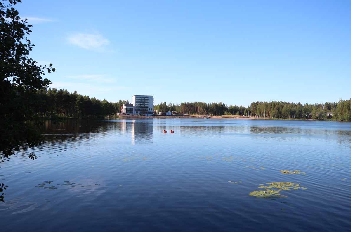 Huutjärven uimaranta, Pyhtää.