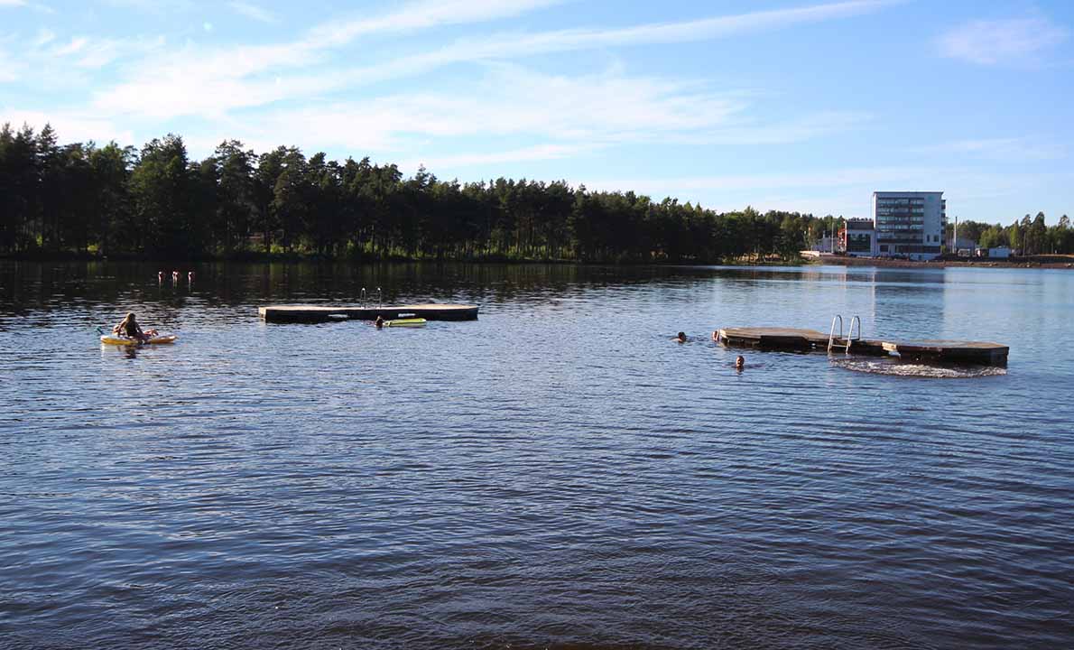 Huutjärven uimaranta, Pyhtää.