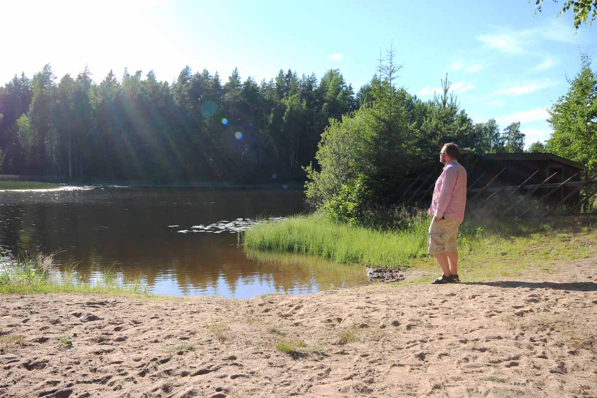 Yläkosken uimaranta, Pyhtää.