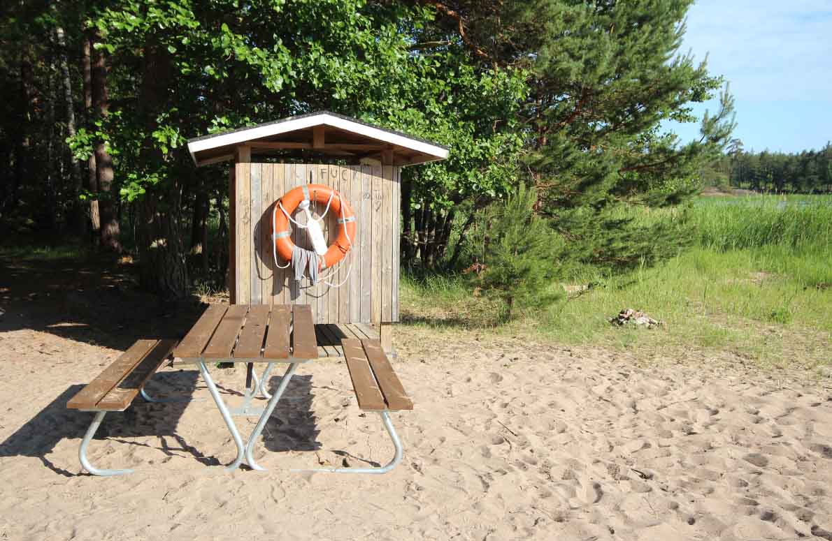 Bajonin uimaranta, Raasepori.