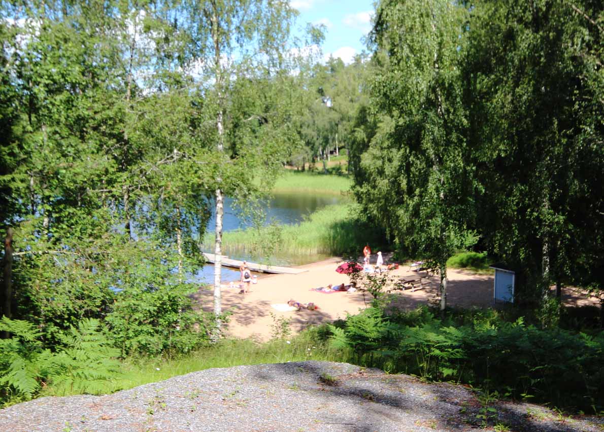 Bastsjön uimaranta, Raasepori.