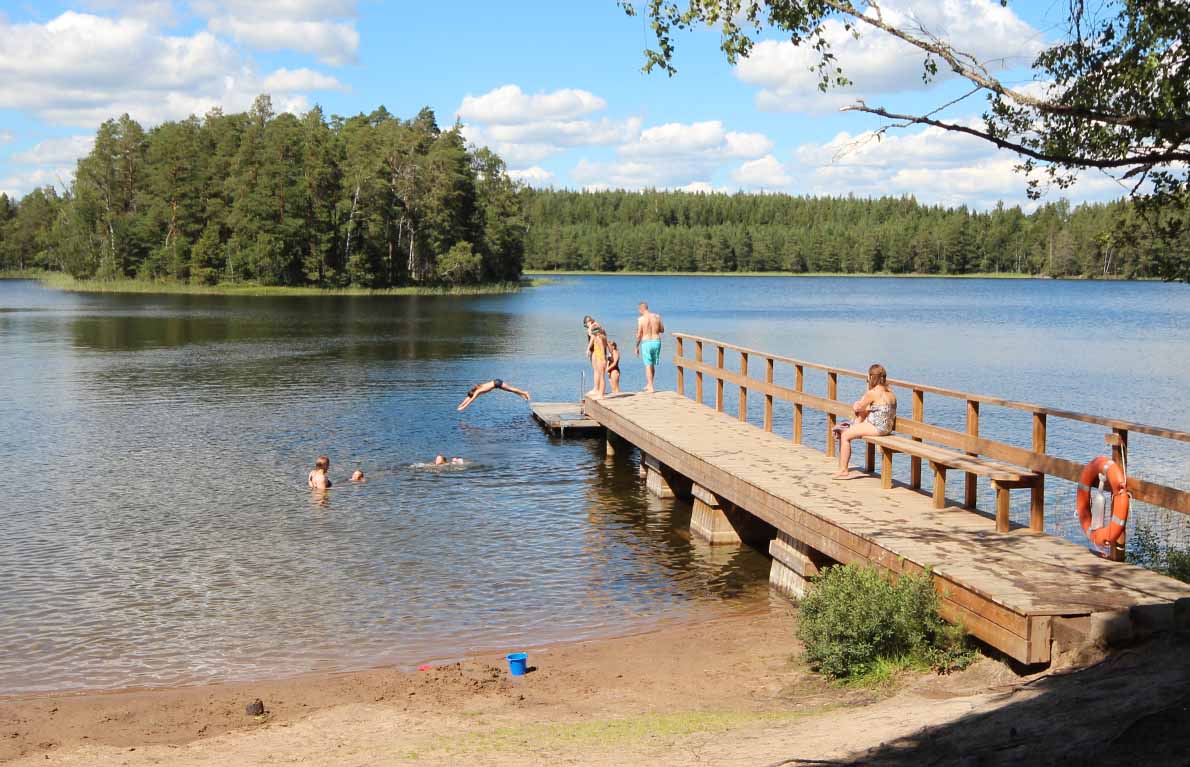 Flacksjön Beach, Raasepori.