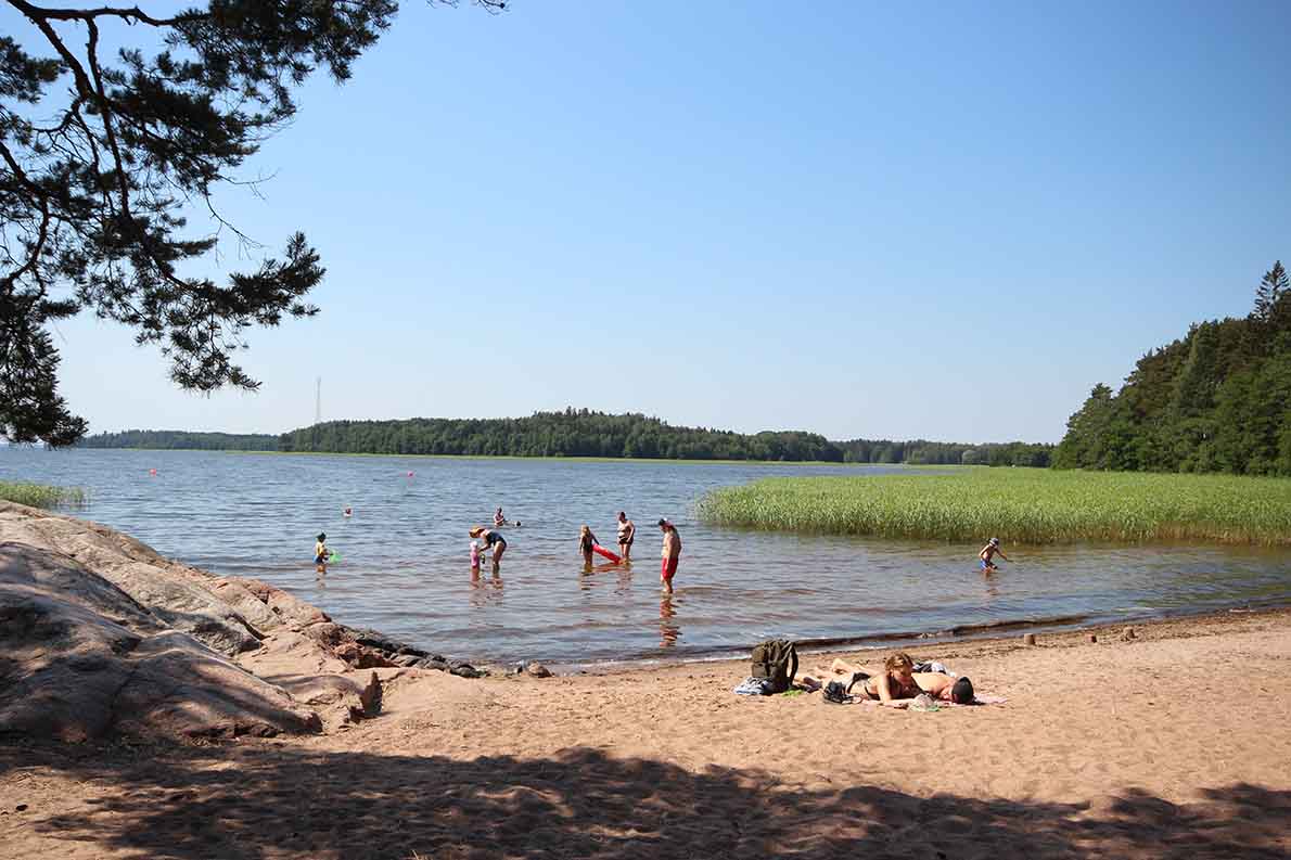 Gumnäsin uimaranta, Raasepori.