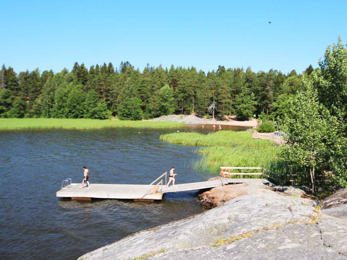 Gumnäsin uimaranta, Raasepori.