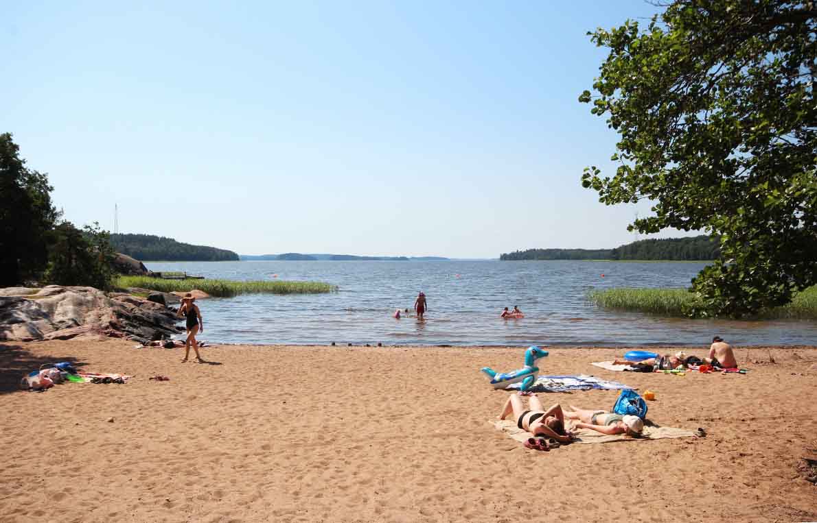 Gumnäsin uimaranta, Raasepori.