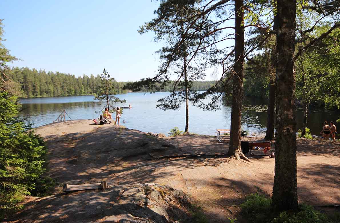 Skogsänsgölenin uimaranta, Raasepori