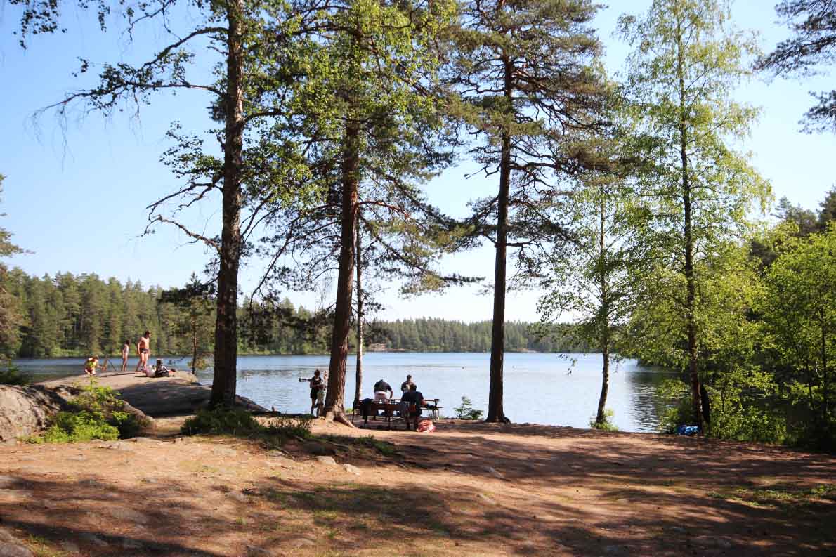 Skogsänsgölenin uimaranta, Raasepori