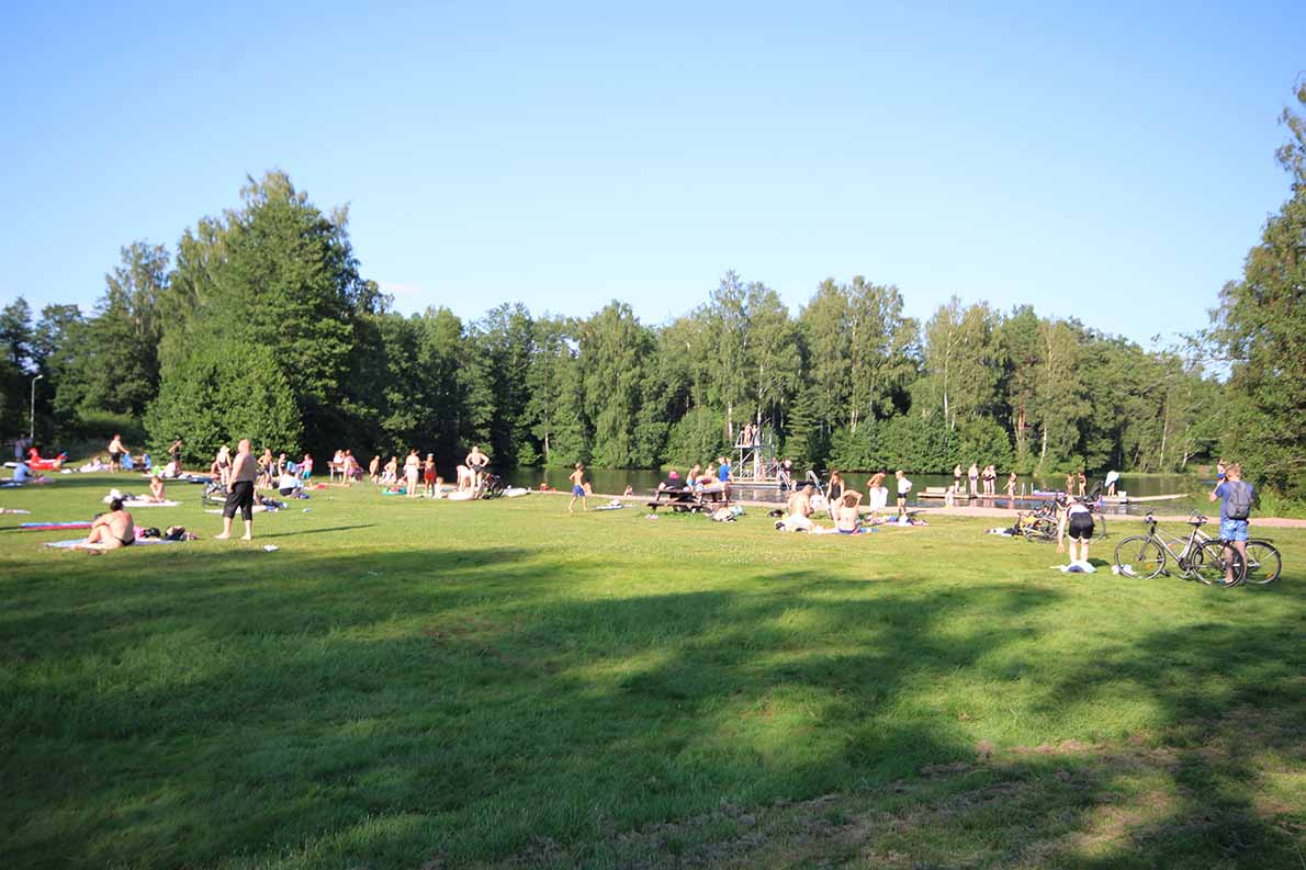 Bergströminlammen uimaranta, Rauma.
