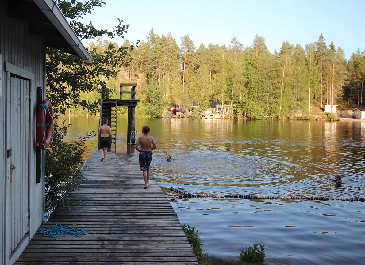 Hossuksen uimapaikka, Salo.