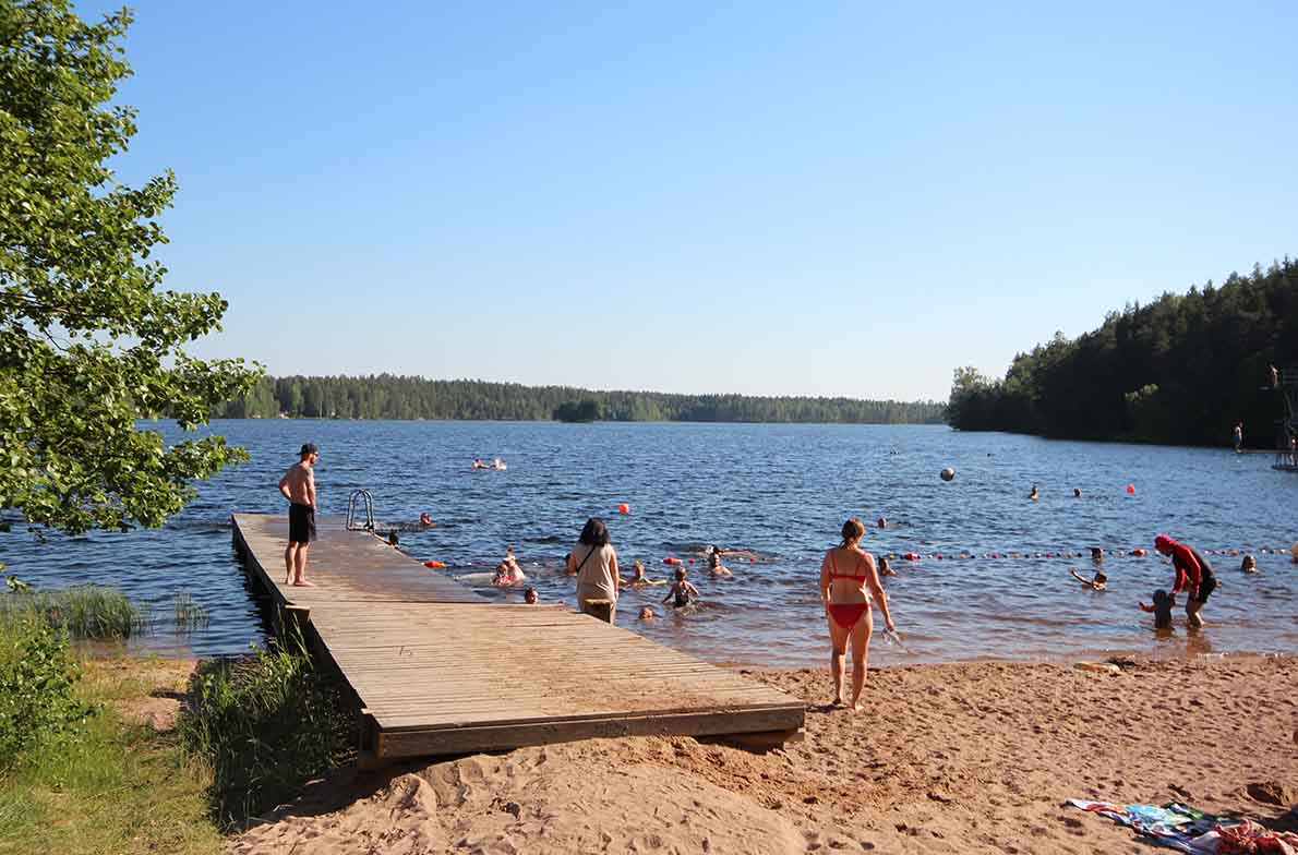 Lehmijärven uimaranta, Salo.