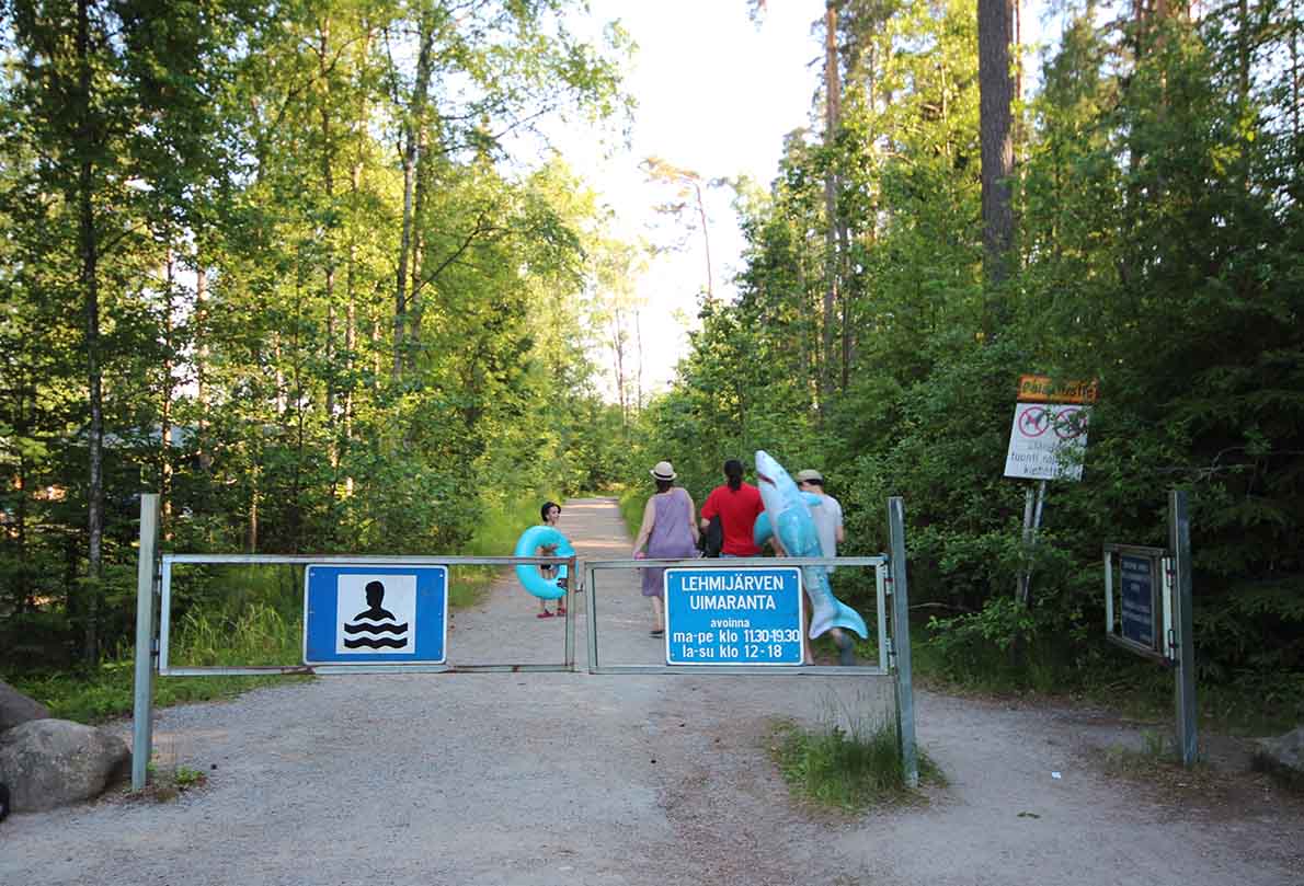 Lehmijärven uimaranta, Salo.