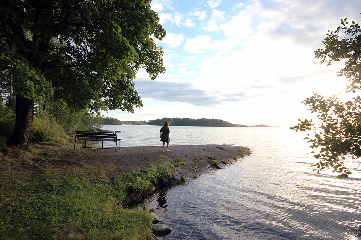 Majakkaniemen uimaranta, Savonlinna.