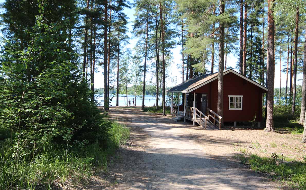 Hämeen luontokeskuksen uimaranta, Tammela.