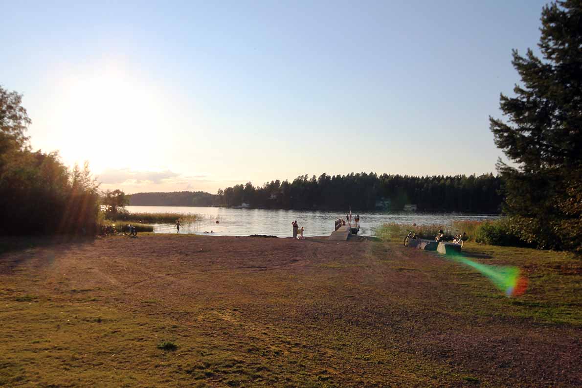 Kämmenniemen uimaranta, Tampere.