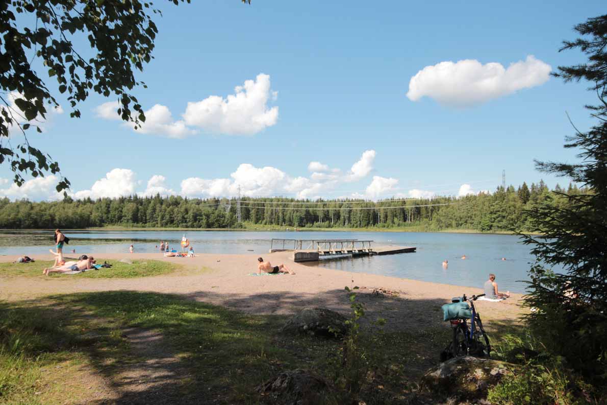 Lahdesjärven uimaranta, Tampere.