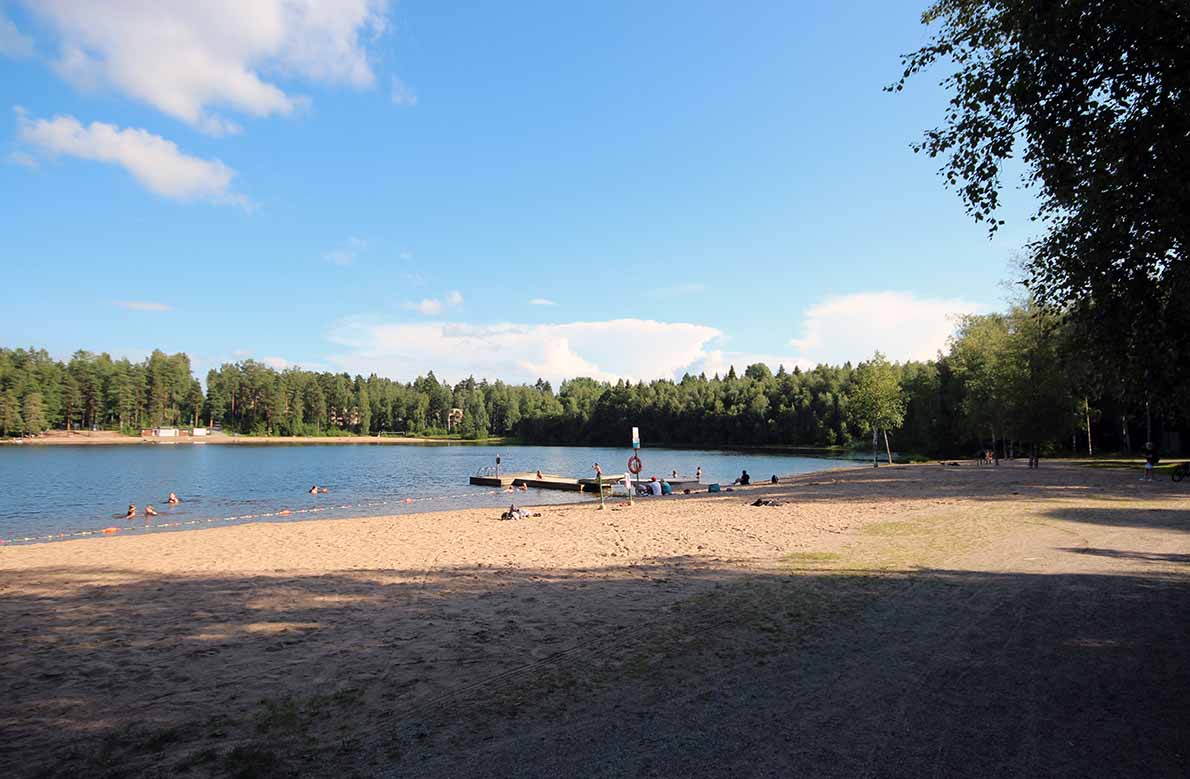 Tesomajärven Ikurin uimaranta, Tampere.