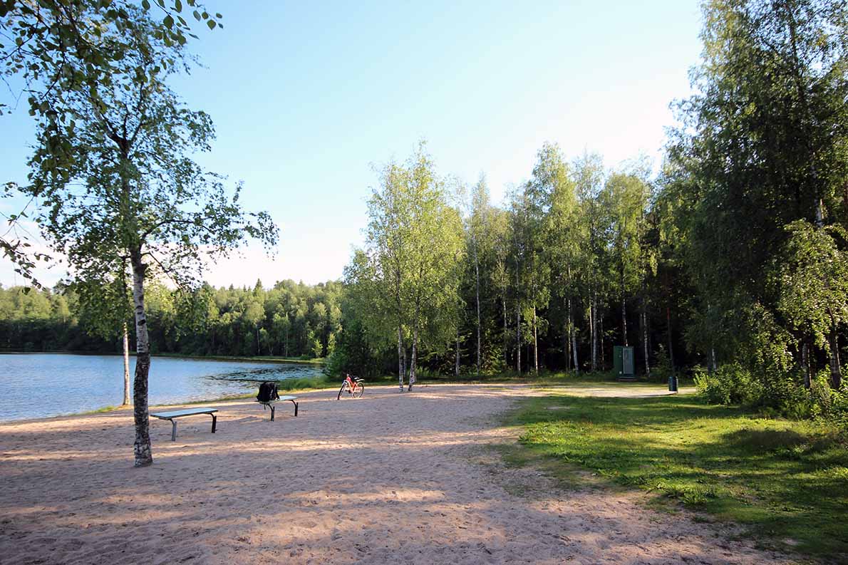 Tesomajärven Ikurin uimaranta, Tampere.