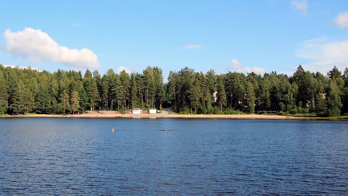 Tesomajärven Ikurin uimaranta, Tampere.