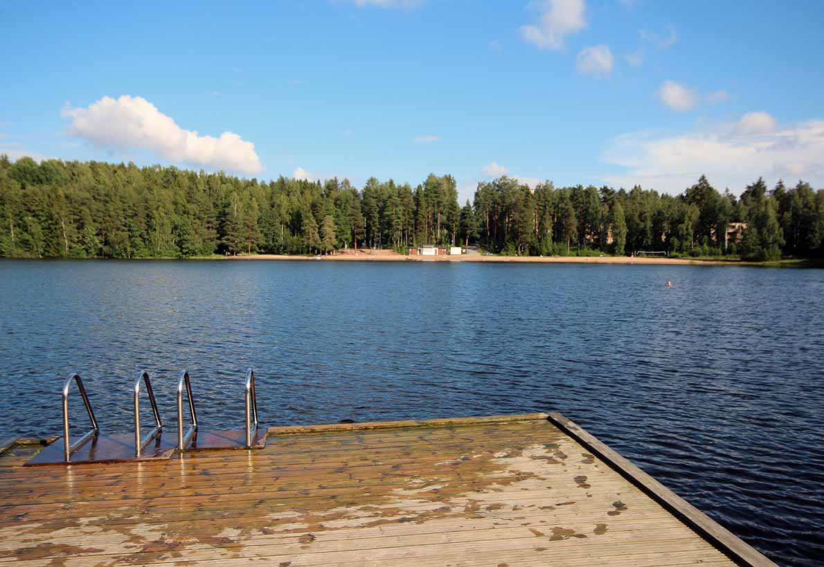 Tesomajärven Ikurin uimaranta, Tampere.