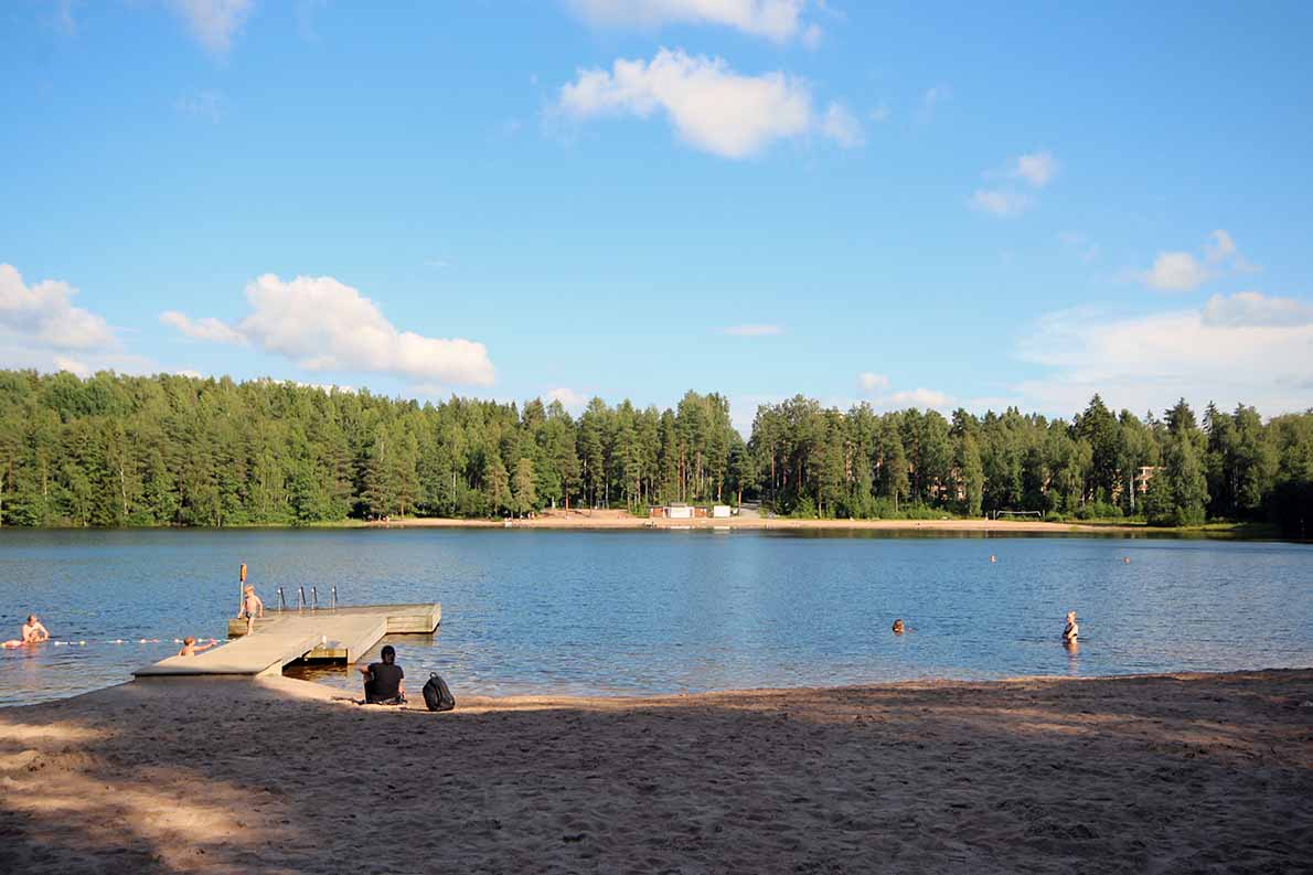 Tesomajärven Ikurin uimaranta, Tampere.