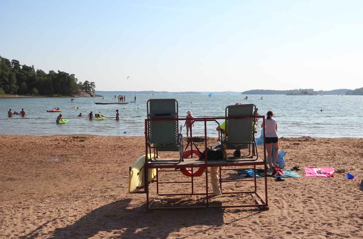 Saaronniemi Beach, Turku.