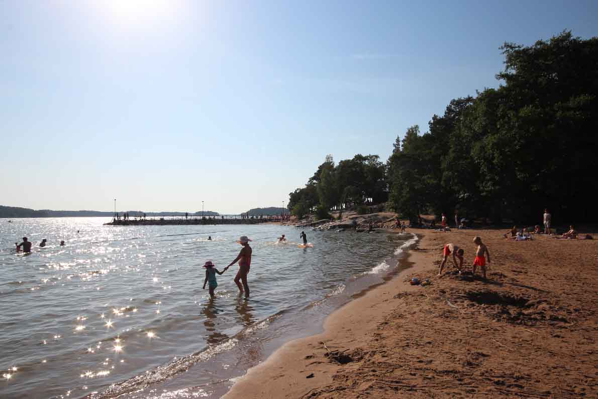 Saaronniemi Beach, Turku.
