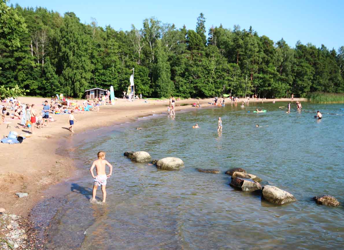 Saaronniemi Beach, Turku.