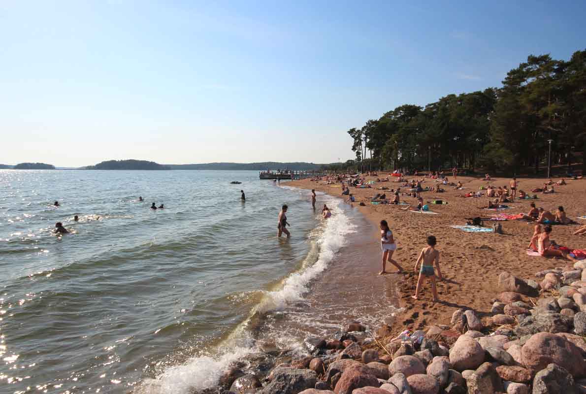 Saaronniemen uimaranta, Turku.