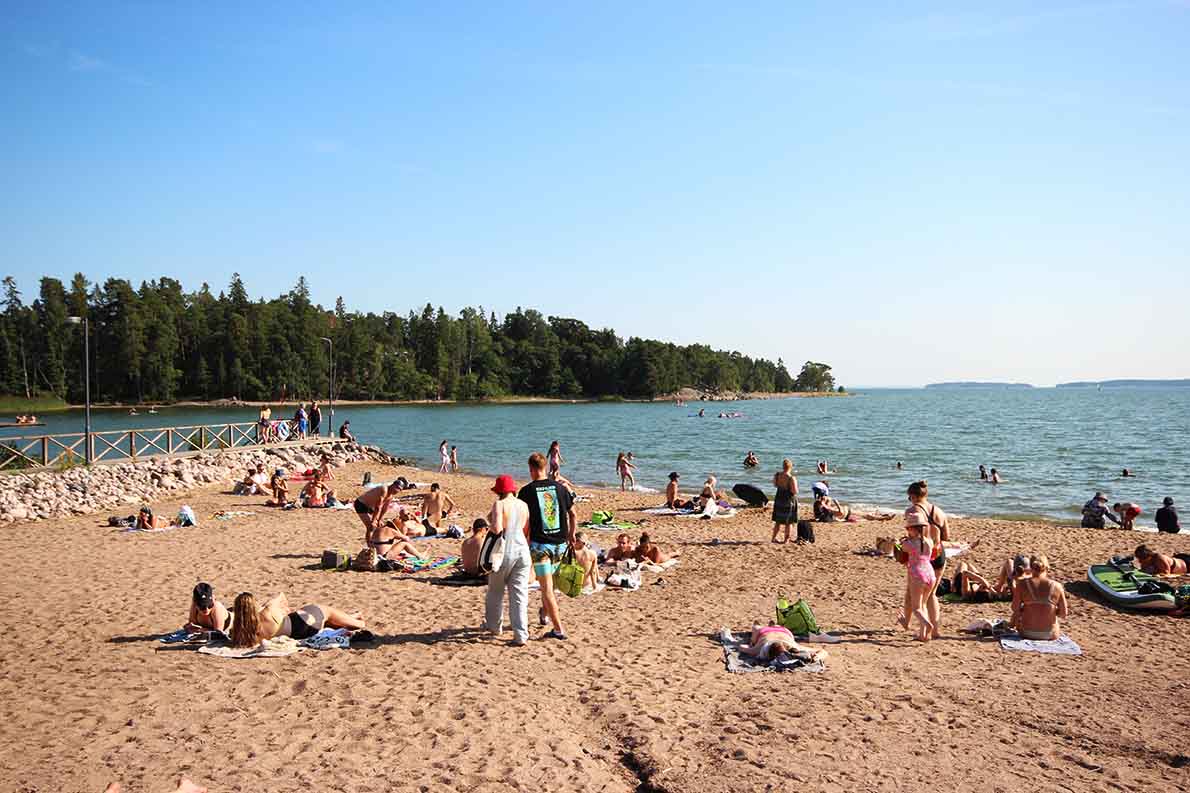 Saaronniemi Beach, Turku.