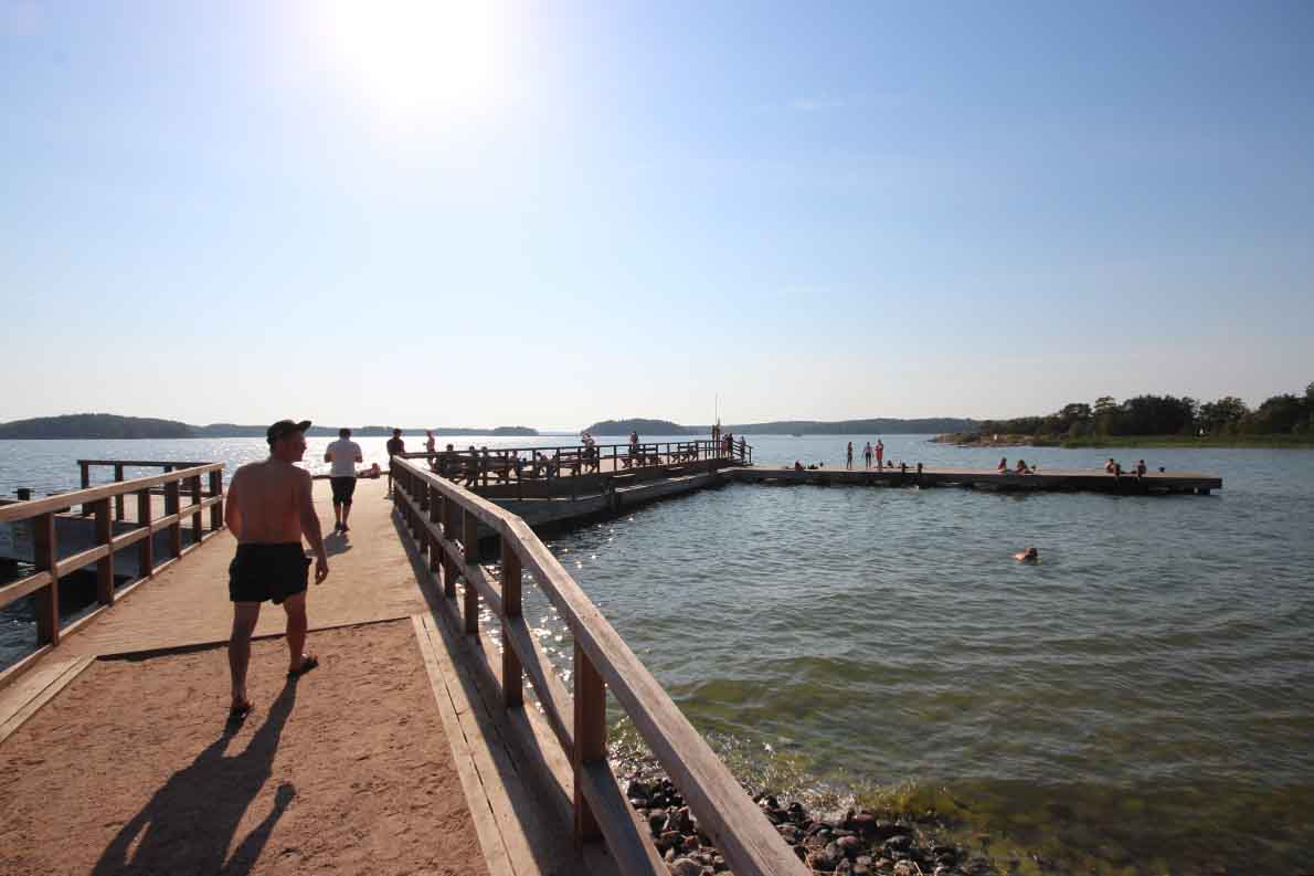 Saaronniemi Beach, Turku.
