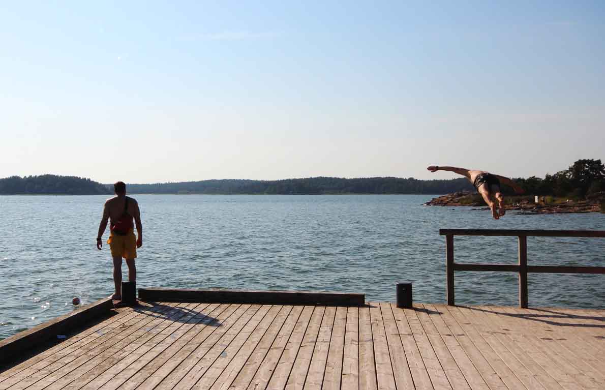 Saaronniemi Beach, Turku.