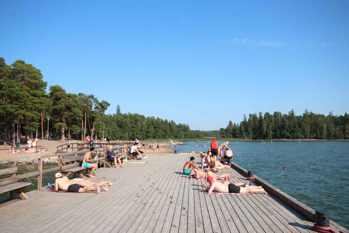 Saaronniemi Beach, Turku.