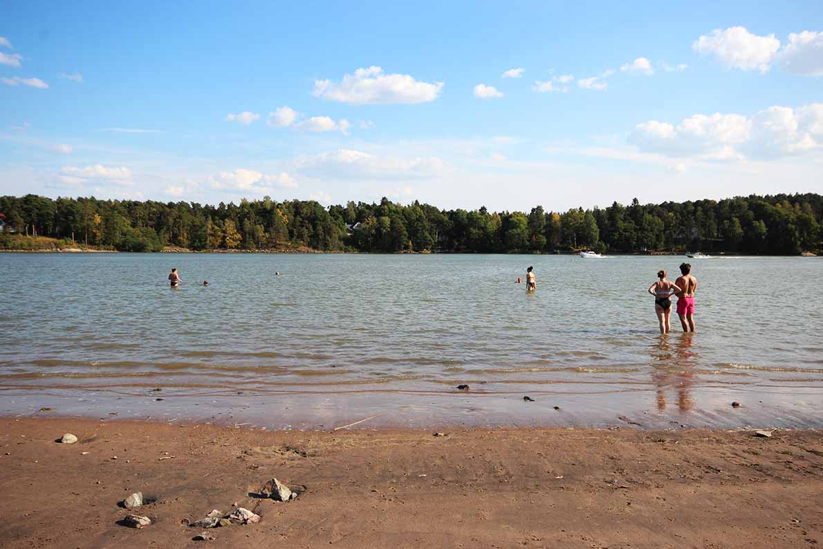 Kansanpuiston uimaranta, Turku.