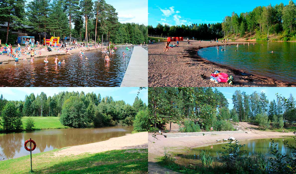 Vantaan uimarannat – kuvituskuva.