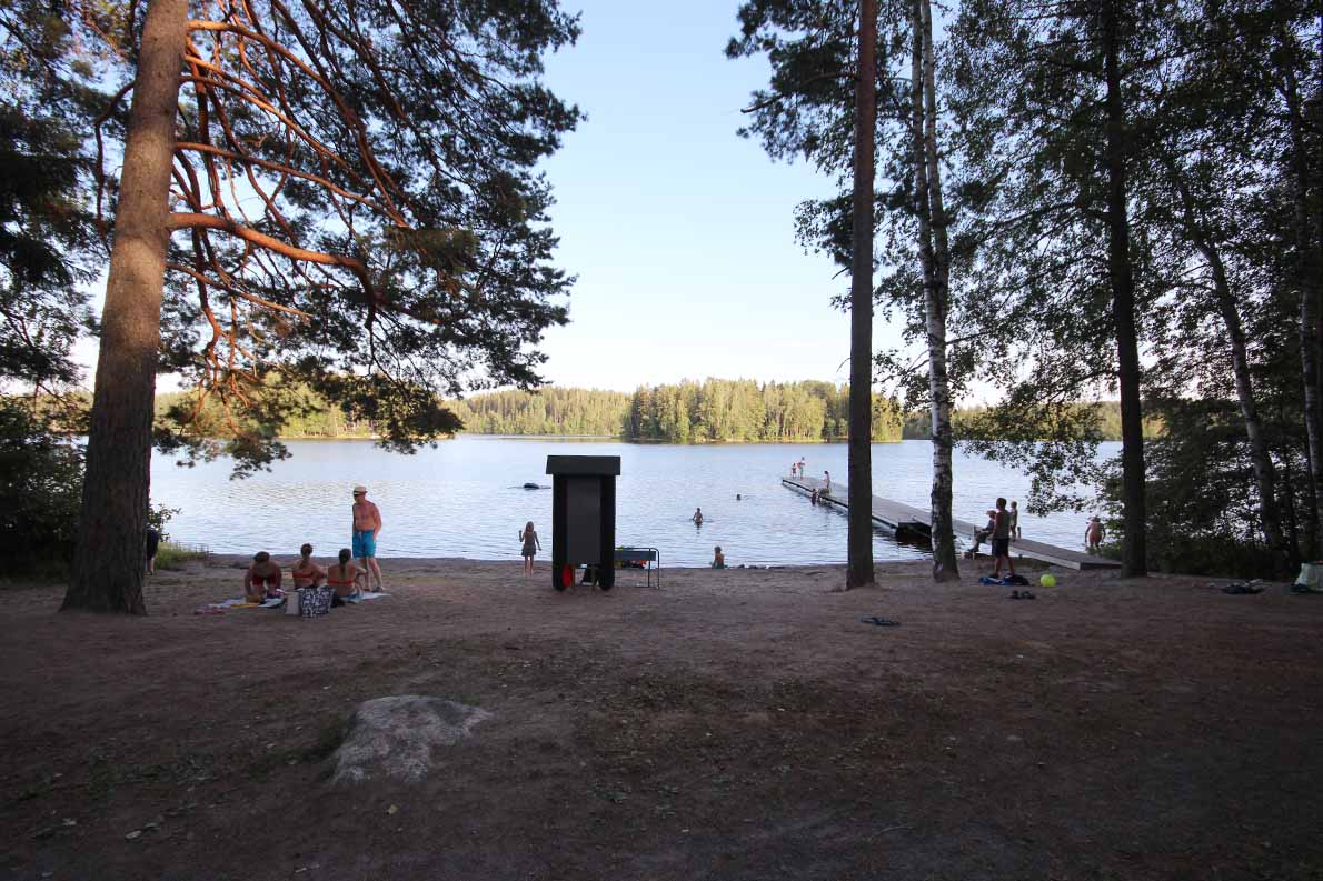 Moksin uimaranta, Vihti.
