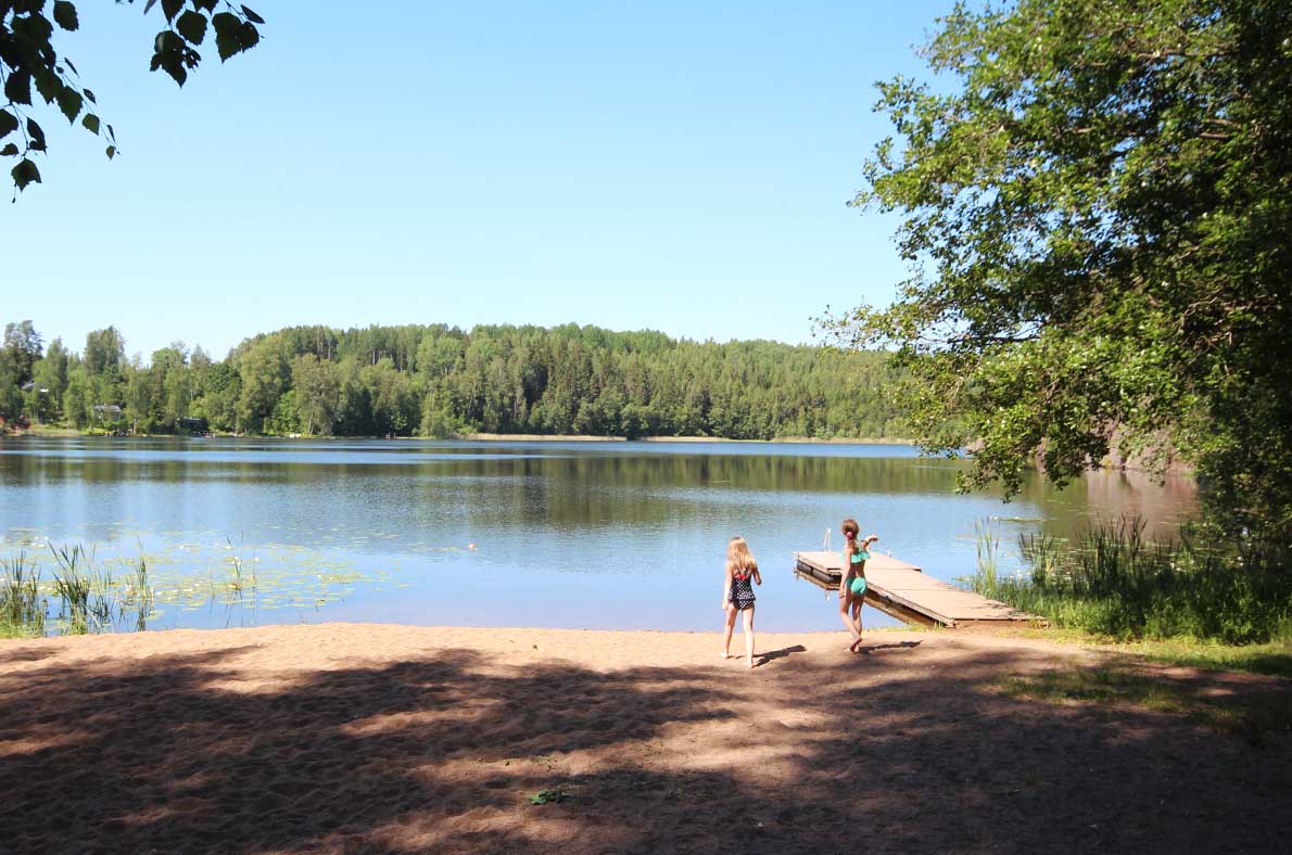 Ikkala swimming beach, Lohja.