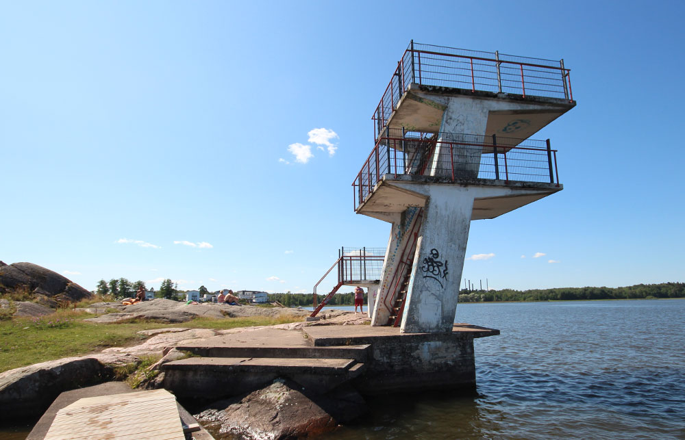 Lasitehtaan beach, Lohja.