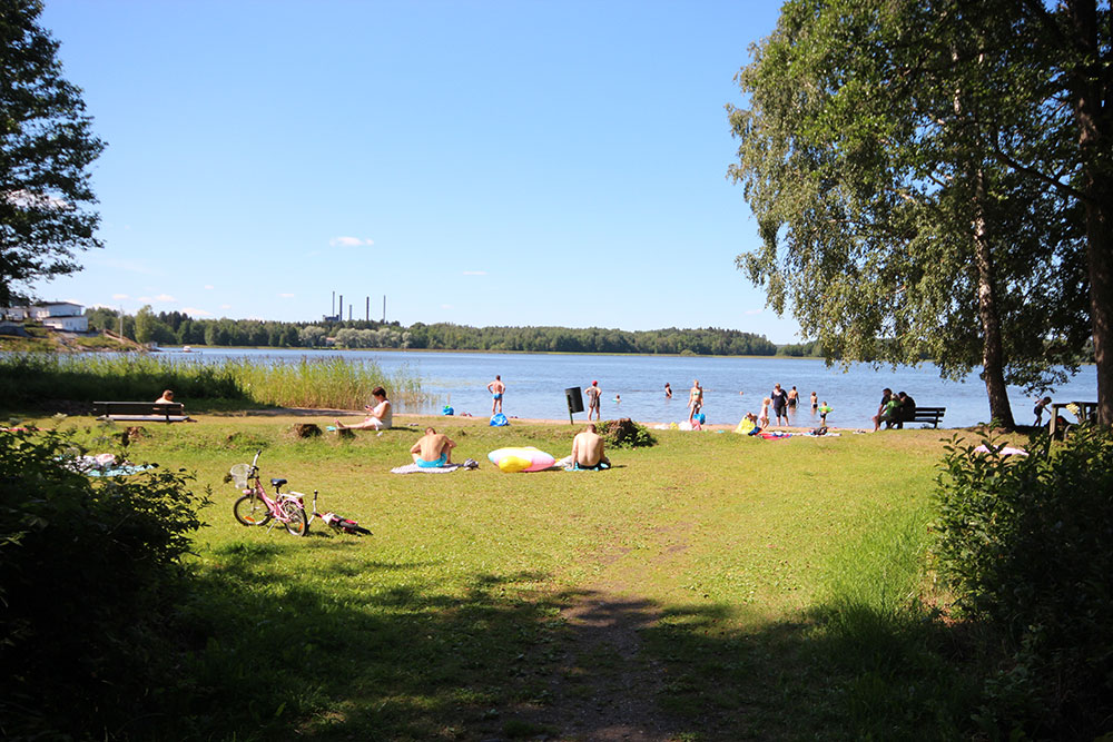 Lasitehtaan beach, Lohja.