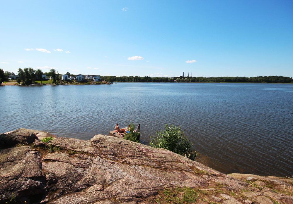 Lasitehtaan beach, Lohja.