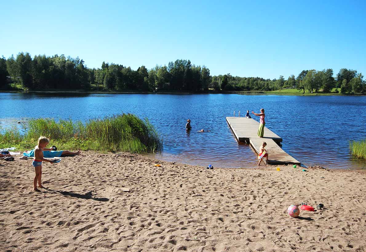 Ruokjärven uimaranta, Lohja.