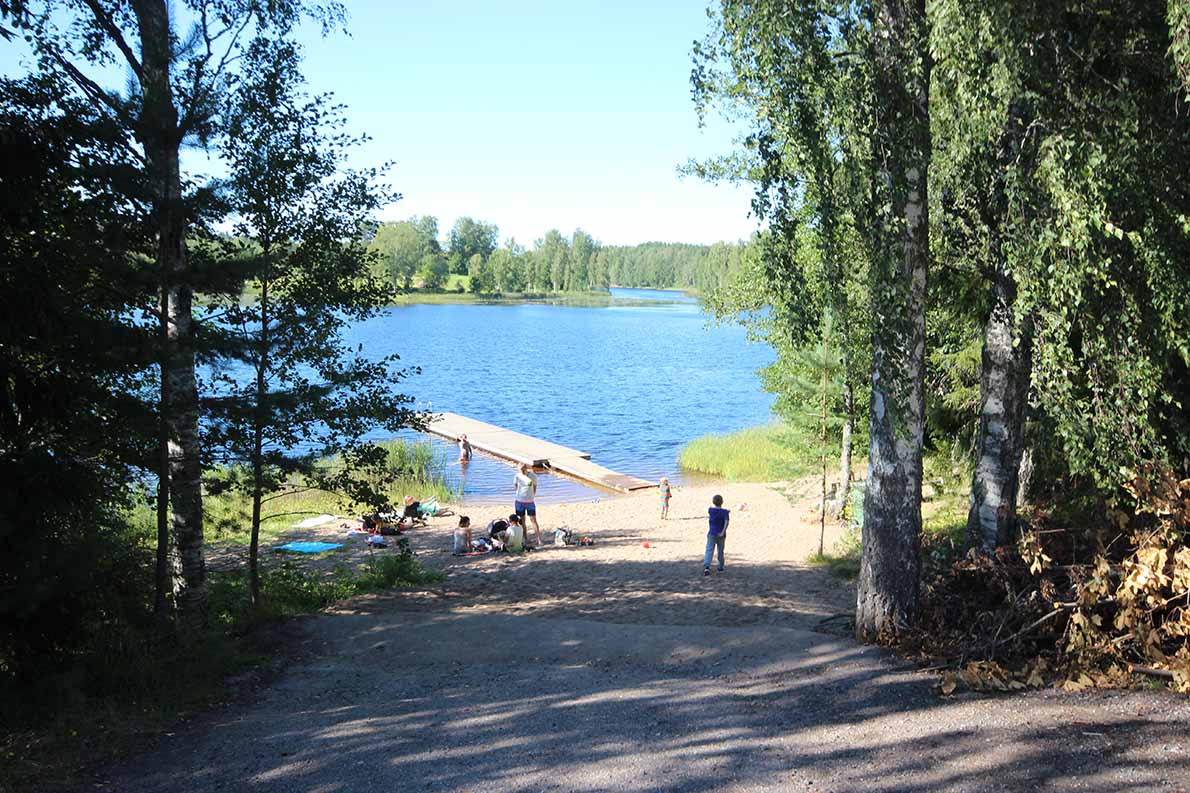 Ruokjärven uimaranta, Lohja.