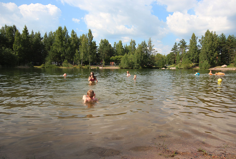 Urheilukeskuksen uimaranta, Tuusula