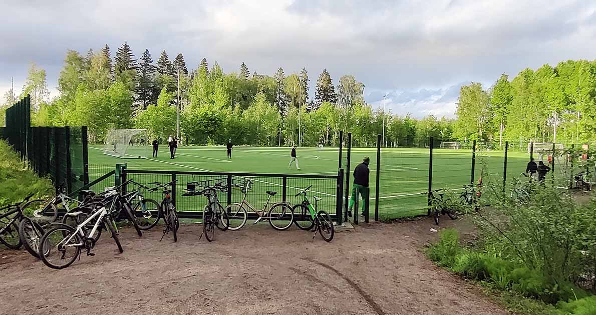 Mankkaan tekonurmi, Espoo.